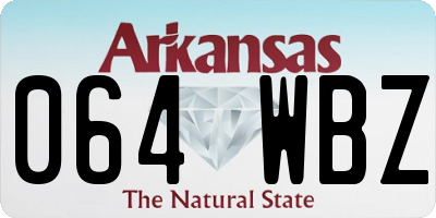 AR license plate 064WBZ