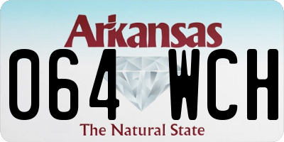 AR license plate 064WCH