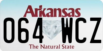 AR license plate 064WCZ