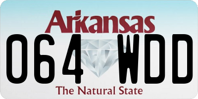 AR license plate 064WDD