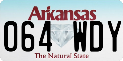 AR license plate 064WDY