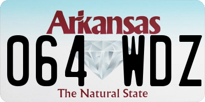 AR license plate 064WDZ