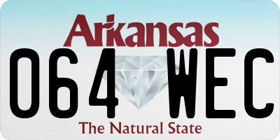 AR license plate 064WEC