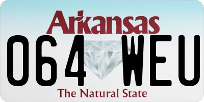 AR license plate 064WEU
