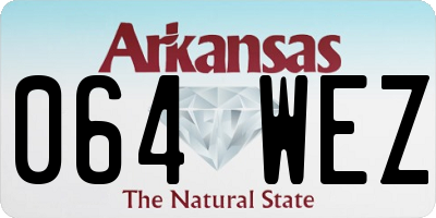 AR license plate 064WEZ