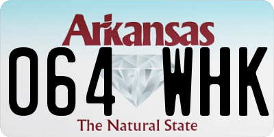 AR license plate 064WHK