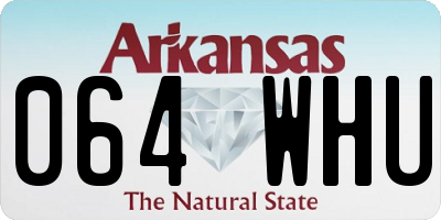 AR license plate 064WHU