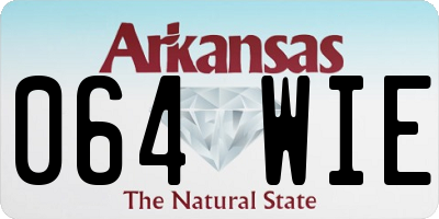 AR license plate 064WIE