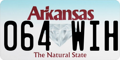 AR license plate 064WIH