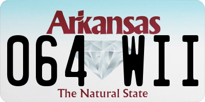 AR license plate 064WII