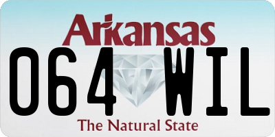 AR license plate 064WIL