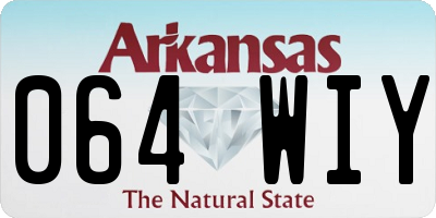 AR license plate 064WIY