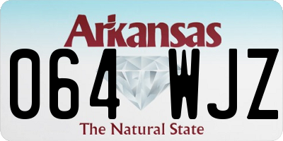 AR license plate 064WJZ