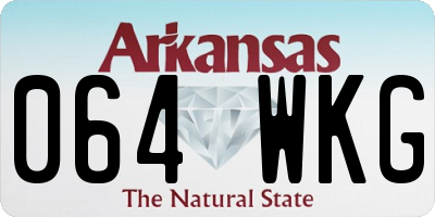 AR license plate 064WKG