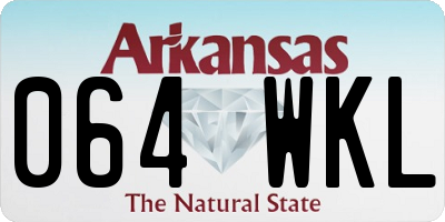 AR license plate 064WKL