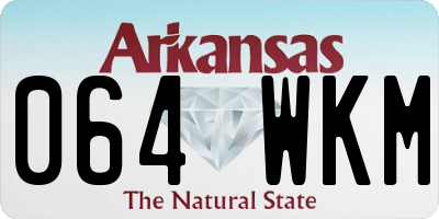 AR license plate 064WKM