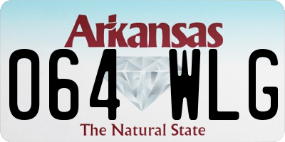 AR license plate 064WLG