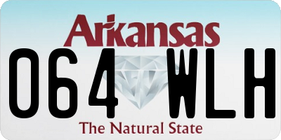 AR license plate 064WLH