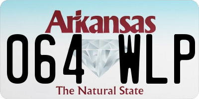 AR license plate 064WLP