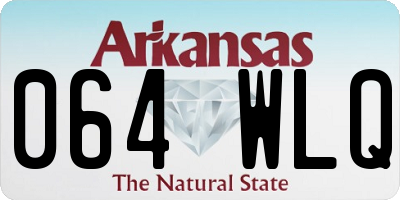 AR license plate 064WLQ