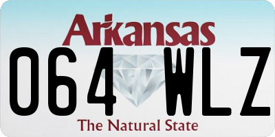 AR license plate 064WLZ