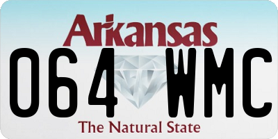 AR license plate 064WMC