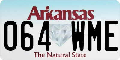 AR license plate 064WME