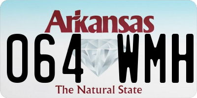 AR license plate 064WMH