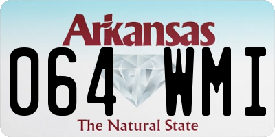 AR license plate 064WMI