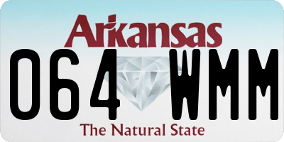 AR license plate 064WMM