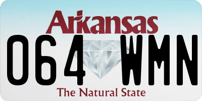 AR license plate 064WMN