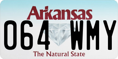 AR license plate 064WMY