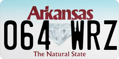 AR license plate 064WRZ