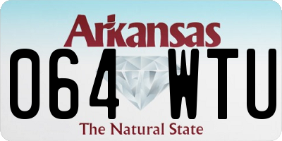 AR license plate 064WTU