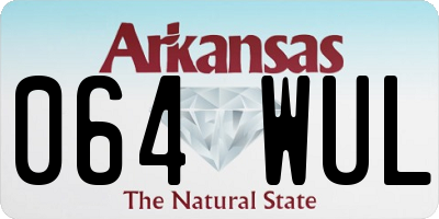 AR license plate 064WUL
