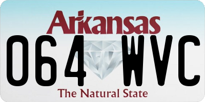 AR license plate 064WVC