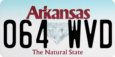AR license plate 064WVD