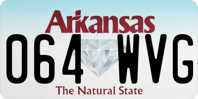 AR license plate 064WVG