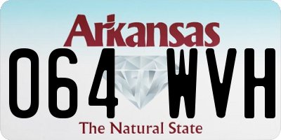 AR license plate 064WVH