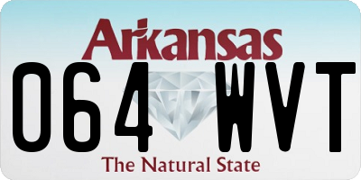 AR license plate 064WVT