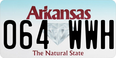 AR license plate 064WWH