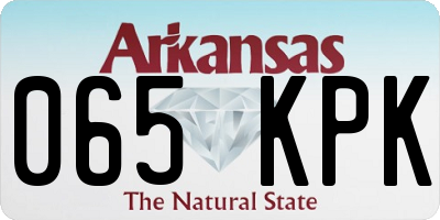 AR license plate 065KPK