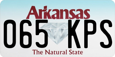 AR license plate 065KPS