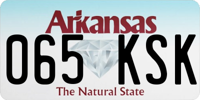 AR license plate 065KSK