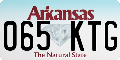 AR license plate 065KTG