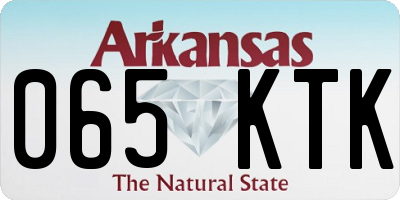 AR license plate 065KTK