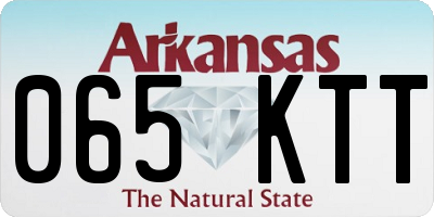 AR license plate 065KTT