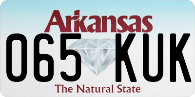 AR license plate 065KUK