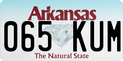 AR license plate 065KUM