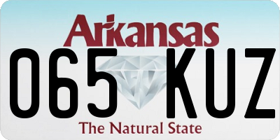 AR license plate 065KUZ